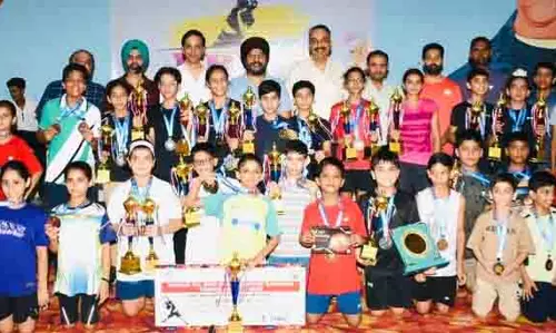 Jalandhar: हर्षबीर, आन्या मिनी बैडमिंटन टूर्नामेंट में चमके
