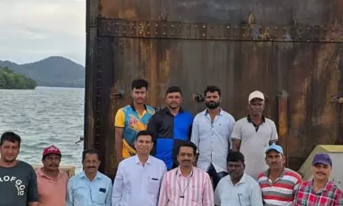 बायीं तट नहर के गेट की स्थापना पूरी: नहर में पानी का प्रवाह जारी