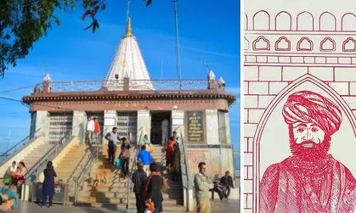 Navratri 2025 : मां शारदा की मूर्ति पर ताजा माला देखी जाती है