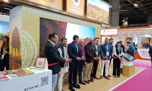 Jaipur: IFTM ट्रैवल मार्ट (पेरिस) में राजस्थान पवेलियन का उद्घाटन