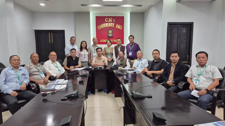 Mizoram  के मुख्यमंत्री ने परियोजना निगरानी समिति की सराहना की, 2024-25 की वार्षिक रिपोर्ट जारी