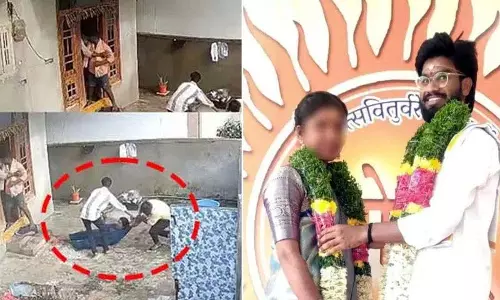 माता-पिता ने बेटी को प्रेमी के घर से घसीटते हुए कहा कि उसने शादी कर ली