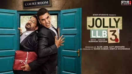 जॉली एलएलबी 3 ने छह दिन में मचाया धमाल, वर्ल्डवाइड कलेक्शन 100 करोड़ के पार जॉली एलएलबी 3 ने छह दिन में मचाया धमाल, वर्ल्डवाइड कलेक्शन 100 करोड़ के पार