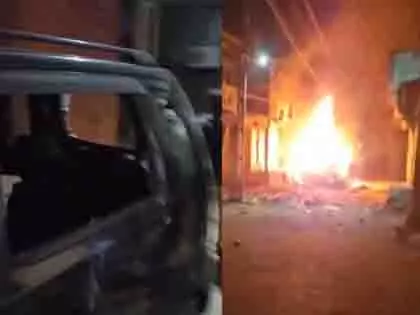 Bahiyal गरबा उत्सव पर पथराव, पुलिस ने 60 लोगों को किया हिरासत में Bahiyal गरबा उत्सव पर पथराव, पुलिस ने 60 लोगों को किया हिरासत में
