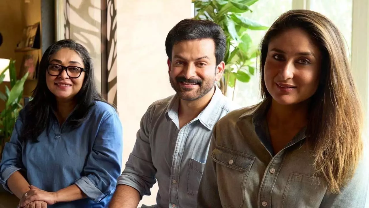 Kareena Kapoor Khan और पृथ्वीराज सुकुमारन मेघना गुलज़ार की डायरा के लिए एक साथ आए Kareena Kapoor Khan और पृथ्वीराज सुकुमारन मेघना गुलज़ार की डायरा के लिए एक साथ आए
