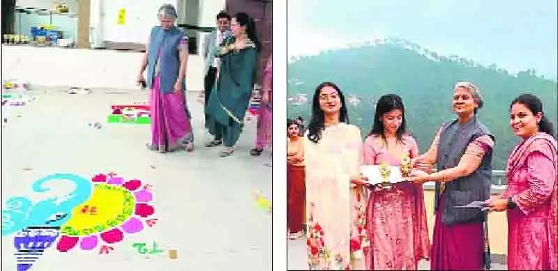 HPNLU के स्थापना सप्ताह में रंगोली और फोटोग्राफी प्रतियोगिताओं ने रौनक बिखेरी HPNLU के स्थापना सप्ताह में रंगोली और फोटोग्राफी प्रतियोगिताओं ने रौनक बिखेरी