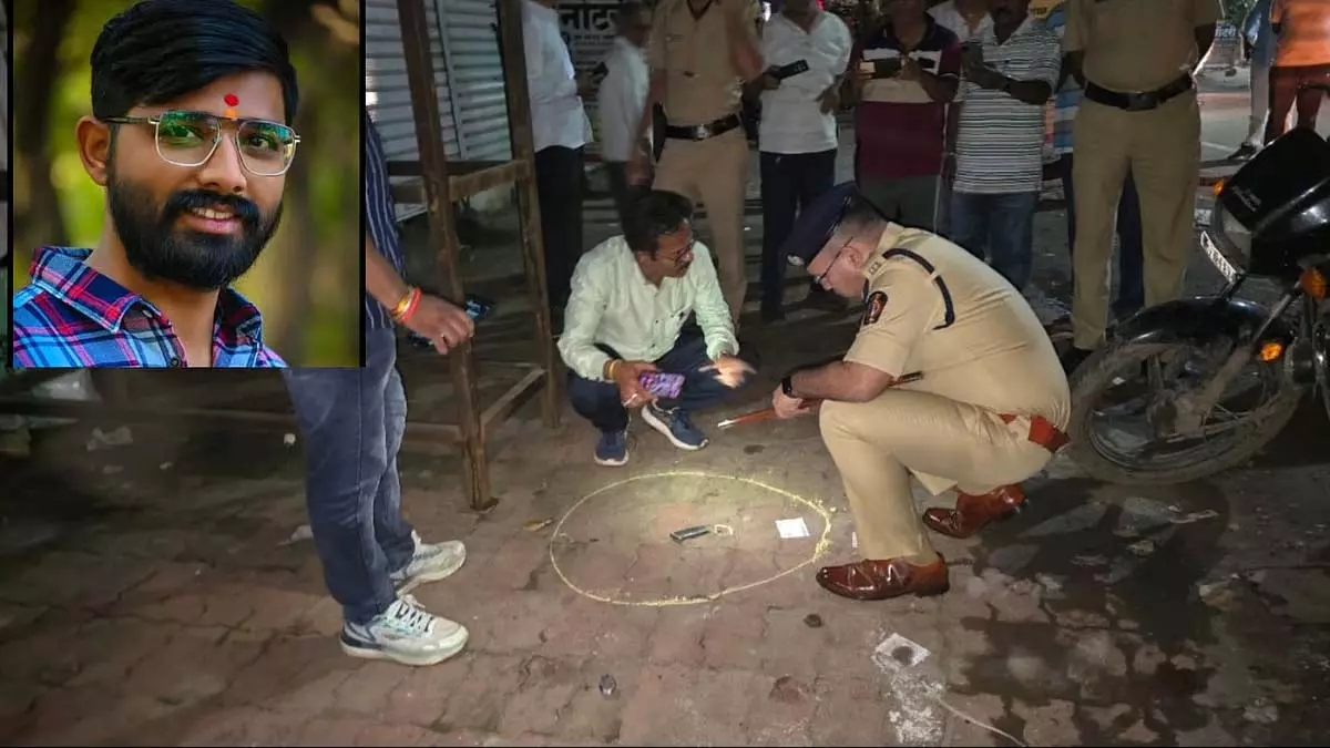 छत्रपति संभाजीनगर: बजाजनगर चौक पर हमलावरों ने बंदूक की गोली से व्यक्ति को मारा छत्रपति संभाजीनगर: बजाजनगर चौक पर हमलावरों ने बंदूक की गोली से व्यक्ति को मारा