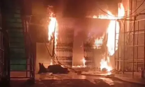 Rajasthan: सेंट्रल बैंक ऑफ इंडिया में भीषण आग, लाखों का नुकसान