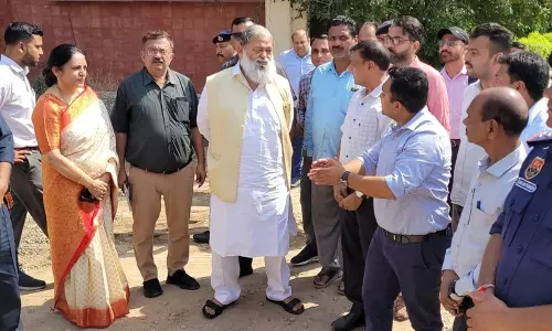 Haryana : मंत्री ने अंबाला में सिविल अस्पताल भवन के निर्माण का निरीक्षण किया