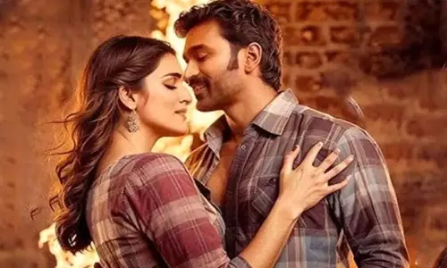 Dhanush और कृति सेनन तेरे इश्क में का टीज़र कंतारा के साथ प्रदर्शित होंगे Dhanush और कृति सेनन तेरे इश्क में का टीज़र कंतारा के साथ प्रदर्शित होंगे