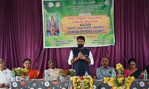 आयुर्वेद स्वस्थ जीवन का ठोस आधार है: C.T. Ravi आयुर्वेद स्वस्थ जीवन का ठोस आधार है: C.T. Ravi