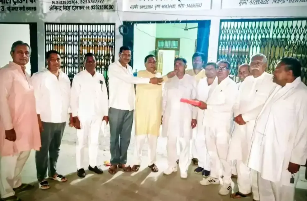 Panipat: विनय जैन ने संभाली समालखा मार्किट कमेटी की कमान Panipat: विनय जैन ने संभाली समालखा मार्किट कमेटी की कमान