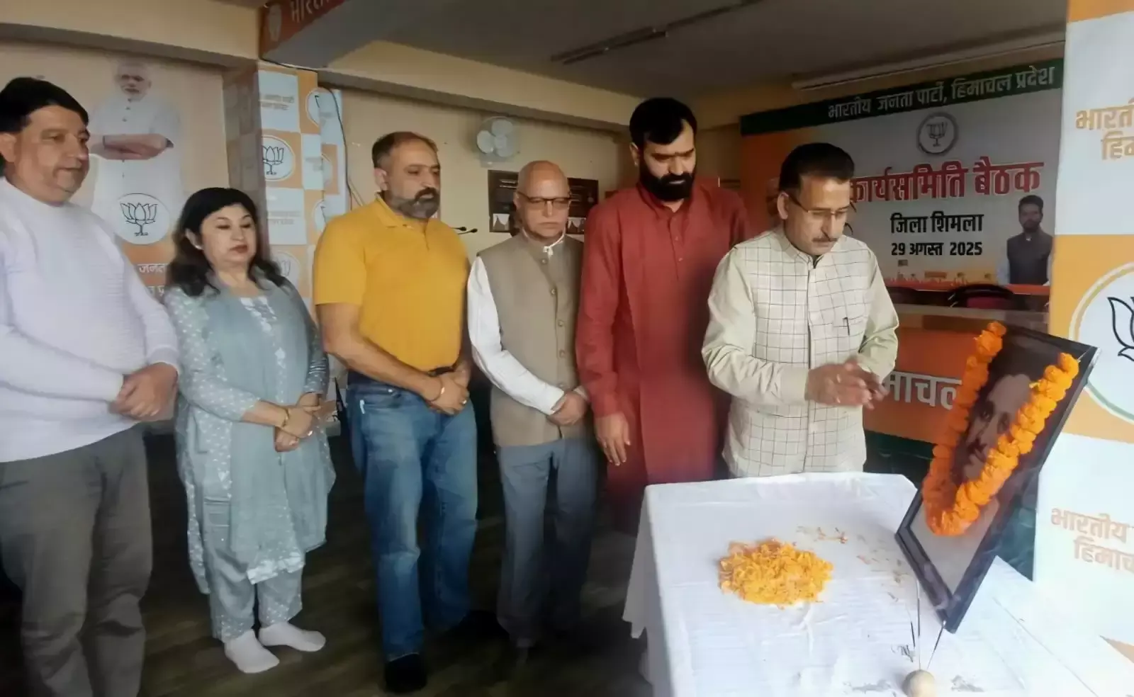 Shimla: संजिव कटवाल ने लॉन्च किया भाजपा का आत्मनिर्भर भारत अभियान