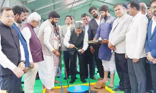 मुख्य न्यायाधीश अपरेश कुमार सिंह ने राजेंद्रनगर में नए HC भवन के लिए भूमि पूजन किया