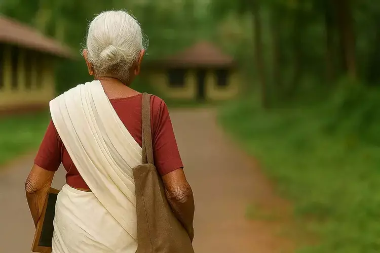 83 साल की उम्र में कल्याणी ने Kerala की नवचेतना पहल की मदद से कक्षा 7 पूरी की 83 साल की उम्र में कल्याणी ने Kerala की नवचेतना पहल की मदद से कक्षा 7 पूरी की