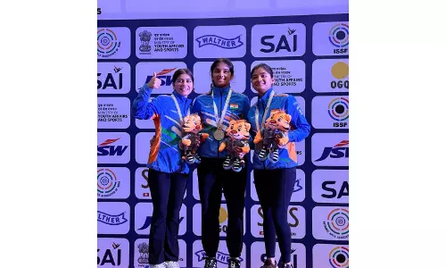 ISSF जूनियर विश्व कप: भारत ने महिलाओं की 50 मीटर प्रोन स्पर्धा में पोडियम पर किया कब्ज़ा