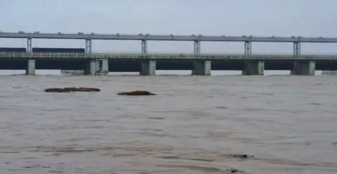 Hirakud Dam से पानी छोड़े जाने के बाद मुंडाली में जलस्तर बढ़ा, मछुआरों और किसानों को चेतावनी Hirakud Dam से पानी छोड़े जाने के बाद मुंडाली में जलस्तर बढ़ा, मछुआरों और किसानों को चेतावनी