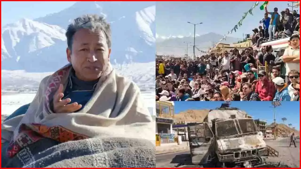 सोनम वांगचुक को किया गिरफ्तार, पुलिस का बड़ा एक्शन सोनम वांगचुक को किया गिरफ्तार, पुलिस का बड़ा एक्शन