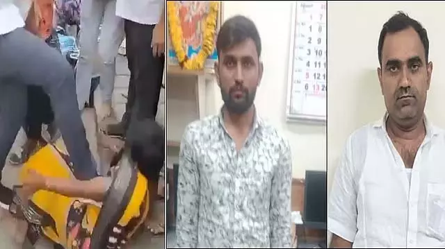 साड़ी चुराने के आरोप में महिला पर हमला, लात-घूसे मारे गए: दुकान मालिक समेत दो अन्य गिरफ्तार साड़ी चुराने के आरोप में महिला पर हमला, लात-घूसे मारे गए: दुकान मालिक समेत दो अन्य गिरफ्तार