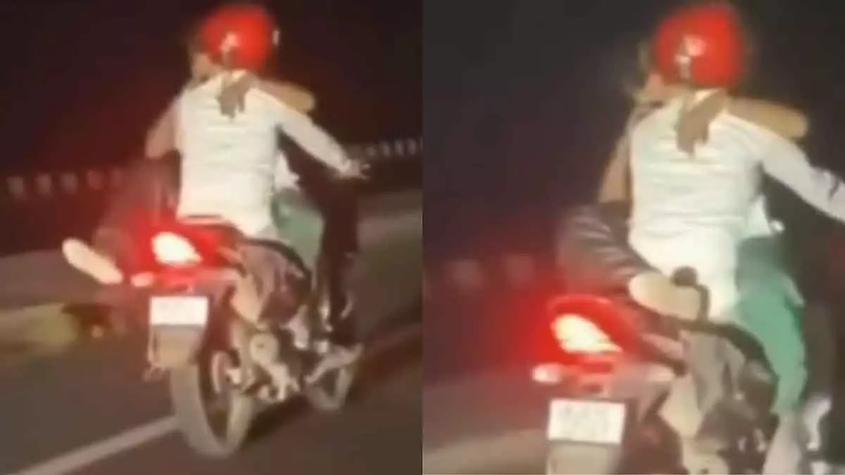 Ajmer: सार्वजनिक स्थल पर कपल का अशोभनीय व्यवहार, लोगों में नाराज़गी Ajmer: सार्वजनिक स्थल पर कपल का अशोभनीय व्यवहार, लोगों में नाराज़गी
