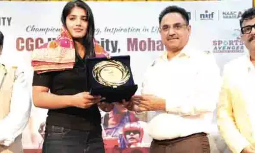 सीजीसी यूनिवर्सिटी ने बॉक्सिंग स्टार नूपुर को ब्रांड एंबेसडर नियुक्त किया