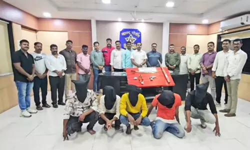 क्राइम ब्रांच की बड़ी कार्रवाई, डकैत गिरोह के 5 गिरफ्तार