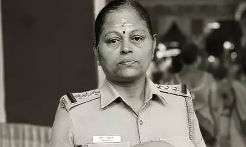 कोयंबटूर में लॉरी की चपेट में आने से दक्षिण महिला पुलिस इंस्पेक्टर भानुमति की मौत