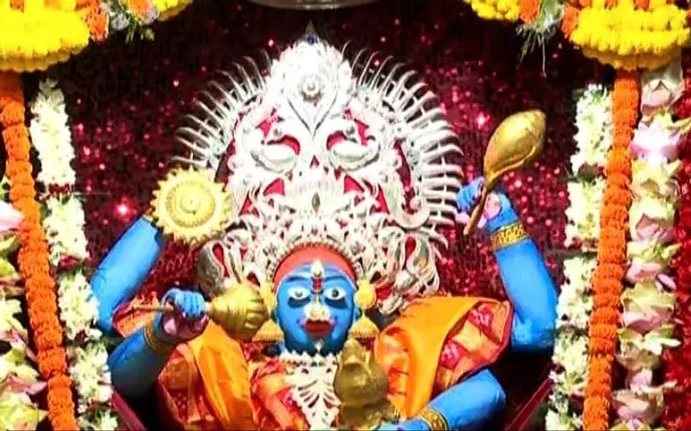 Odisha के शक्तिपीठों में विशेष अनुष्ठान, कटक के झांझरी मंगला मंदिर में विशेष बेशा