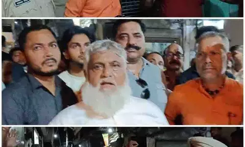 Jalandhar: मंदिर के पास मांस पकाने पर विरोध प्रदर्शन Jalandhar: मंदिर के पास मांस पकाने पर विरोध प्रदर्शन