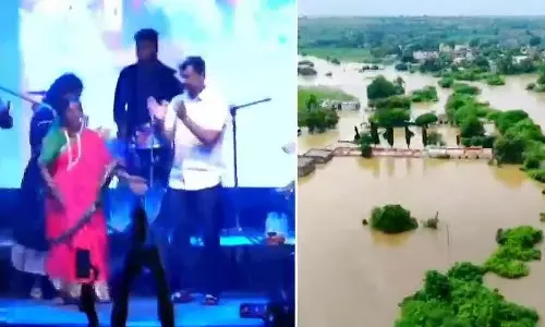 बाढ़ संकट के बीच धाराशिव कलेक्टर के असंवेदनशील नवरात्रि उत्सव की नागरिकों ने आलोचना की