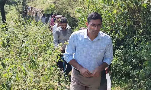 DC ने कुथेर क्षेत्र के आपदा प्रभावित क्षेत्रों का दौरा किया