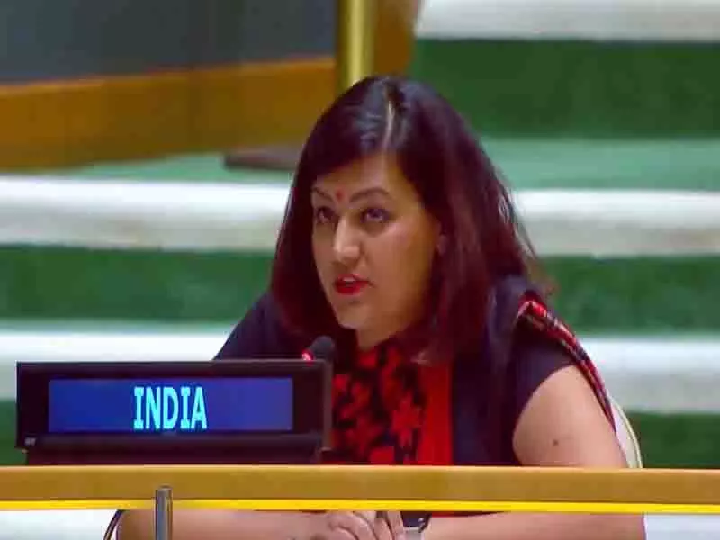 UNGA में भारत ने शरीफ के बयान पर पलटवार किया: जले हैंगर जीत नहीं UNGA में भारत ने शरीफ के बयान पर पलटवार किया: जले हैंगर जीत नहीं