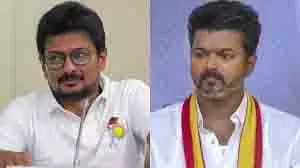 उदयनिधि स्टालिन ने विजय के सप्ताहांत अभियानों पर कटाक्ष किया उदयनिधि स्टालिन ने विजय के सप्ताहांत अभियानों पर कटाक्ष किया