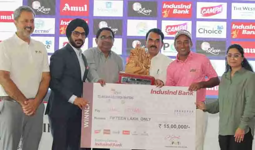 बारिश से धुलने के बाद जमाल हुसैन ने Telangana गोलकोंडा मास्टर्स जीता बारिश से धुलने के बाद जमाल हुसैन ने Telangana गोलकोंडा मास्टर्स जीता