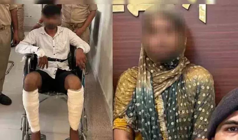 शिक्षिका पर तेजाब से हमला करने वाला व्यक्ति मुठभेड़ में घायल, महिला गिरफ्तार शिक्षिका पर तेजाब से हमला करने वाला व्यक्ति मुठभेड़ में घायल, महिला गिरफ्तार