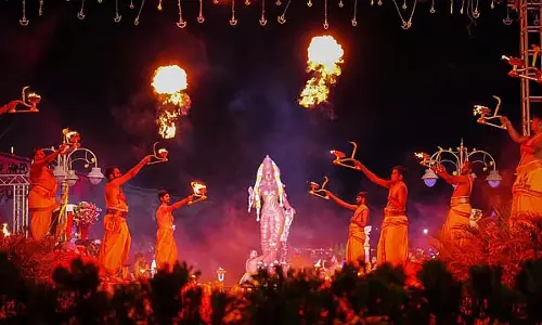 Mandya : केआरएस में कावेरी आरती कार्यक्रम शुरू