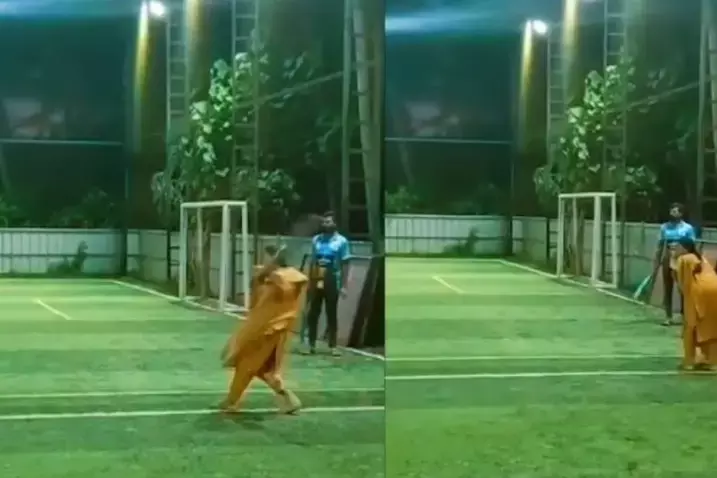 Kerala : चोकली ग्राम पंचायत अध्यक्ष ने एक ही छक्के से सोशल मीडिया पर धूम मचा दी