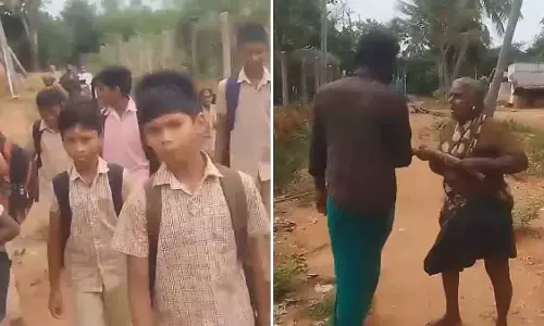 Tamil Nadu: दलित छात्रों को रास्ते से रोकने पर बुजुर्ग महिला पर केस दर्ज Tamil Nadu: दलित छात्रों को रास्ते से रोकने पर बुजुर्ग महिला पर केस दर्ज