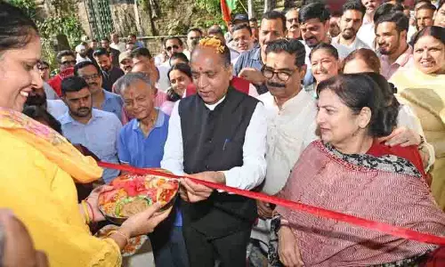 मंडी में BJP का नया जिला कार्यालय खुला