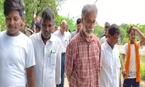 भोजपुर पहुंचे भाकपा (माले) के महासचिव, बाढ़ और कटाव वाले क्षेत्रों का लिया जायजा