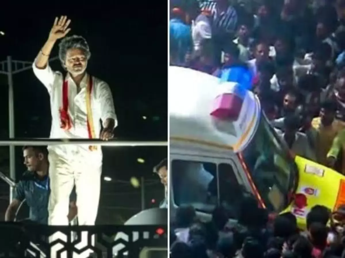 एक्टर विजय के खिलाफ FIR दर्ज, भगदड़ की जांच के लिए टीम का गठन एक्टर विजय के खिलाफ FIR दर्ज, भगदड़ की जांच के लिए टीम का गठन