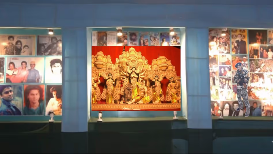 Guwahati पूजा पंडाल में भारतीय सेना के सम्मान में जुबीन गर्ग को श्रद्धांजलि दी गई Guwahati पूजा पंडाल में भारतीय सेना के सम्मान में जुबीन गर्ग को श्रद्धांजलि दी गई