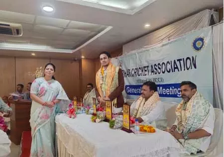 बिहार क्रिकेट संघ इतिहास के सबसे युवा अध्यक्ष बने हर्षवर्धन बिहार क्रिकेट संघ इतिहास के सबसे युवा अध्यक्ष बने हर्षवर्धन