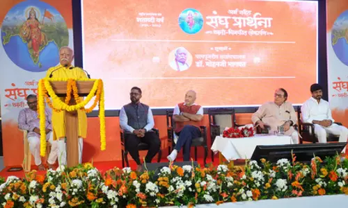 संघ की प्रार्थना में मंत्र का सामर्थ्य : डॉ मोहन भागवत