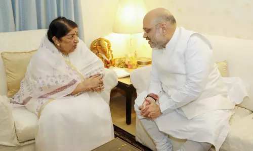 अमित शाह ने स्वर कोकिला लता मंगेशकर की जयंती पर किया नमन अमित शाह ने स्वर कोकिला लता मंगेशकर की जयंती पर किया नमन