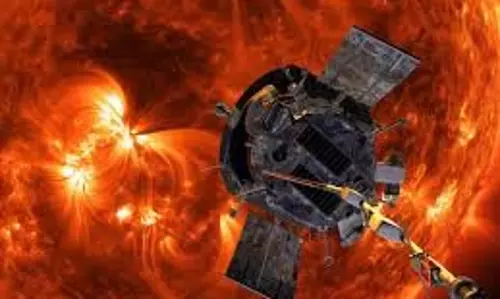 Science : NASA के पार्कर प्रोब ने सूरज के सबसे नजदीक पहुंचने का बनाया रिकॉर्ड Science : NASA के पार्कर प्रोब ने सूरज के सबसे नजदीक पहुंचने का बनाया रिकॉर्ड