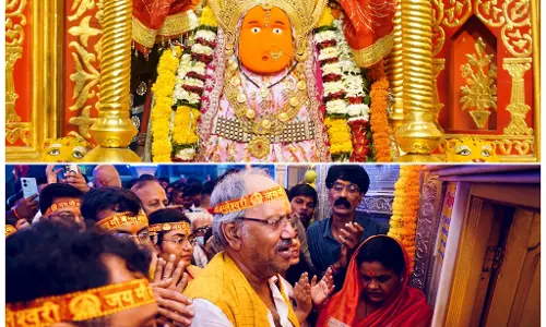 MP बृजमोहन अग्रवाल ने डोंगरगढ़ में मां बम्लेश्वरी के दर्शन किए MP बृजमोहन अग्रवाल ने डोंगरगढ़ में मां बम्लेश्वरी के दर्शन किए