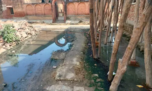 Haryana : रोहतक गांव में सीवेज जमा Haryana : रोहतक गांव में सीवेज जमा