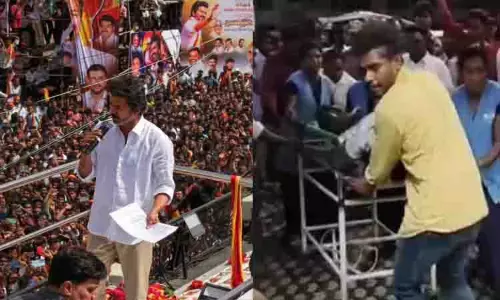 TVK के करूर रोड शो में भगदड़ लाइव, मृतकों की संख्या 39 हुई