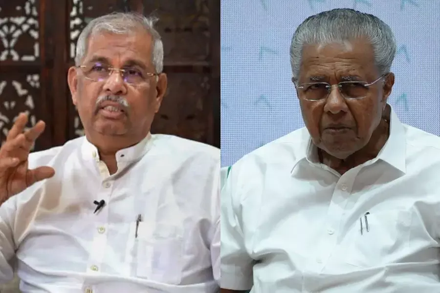Kerala के मुख्यमंत्री और राज्यपाल ने राजभवन में भारत माता के बिना मंच साझा किया Kerala के मुख्यमंत्री और राज्यपाल ने राजभवन में भारत माता के बिना मंच साझा किया